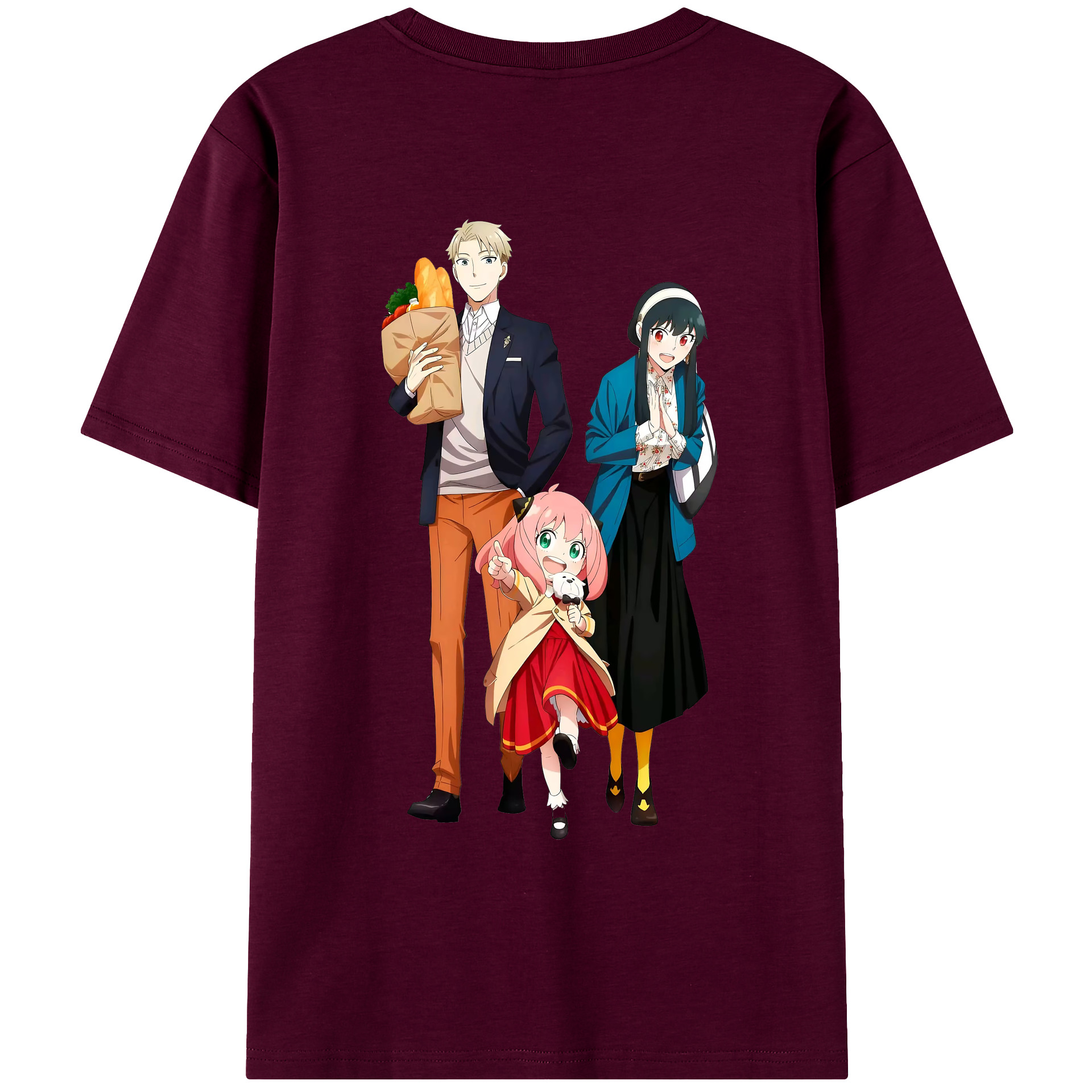 （画像用） SPY×FAMILY间谍家家酒 レディース半袖Tシャツ(バックプリント)